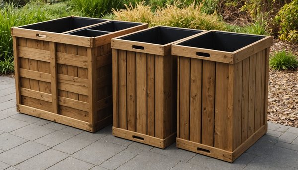 Poubelles en bois : élégance, durabilité et écologie au rendez-vous
